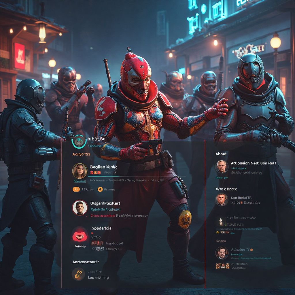 Online gaming community forum